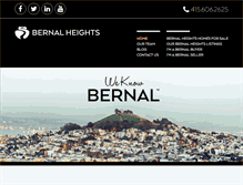 Tablet Screenshot of bernalheights.com